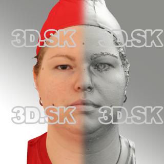 3D head scan of neutral emotion - Misa