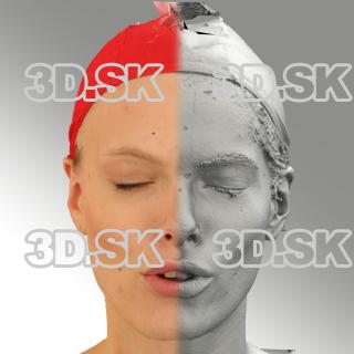 3D head scan of O phoneme - Dana