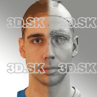 3D head scan of neutral emotion - Jiri