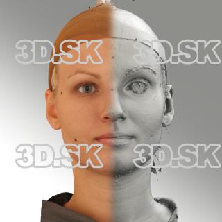 3D head scan of neutral emotion - Iva