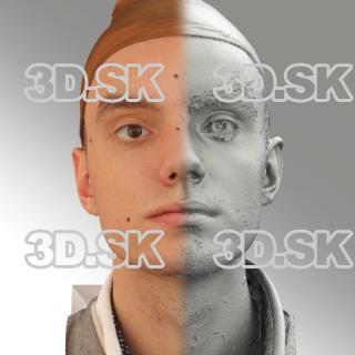 3D head scan of neutral emotion - Lukas