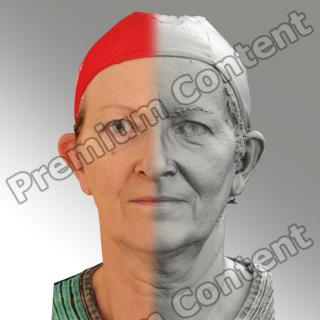 3D head scan of neutral emotion - Maria