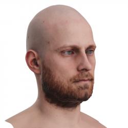 3D head scan - Tomas 01 - CLEANED