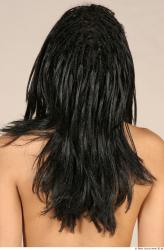 Hair Woman Black Slim