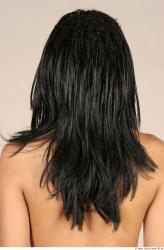 Hair Woman Black Slim