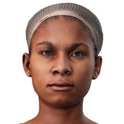 Daniella Hinton Raw Head Scan