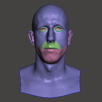 3D Retopologised Heads