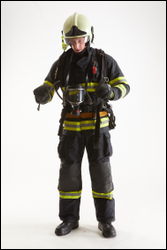  Sam Atkins Fire Fighter with Mask 