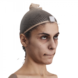 Head Woman 3D Phonemes And Emotions Arab