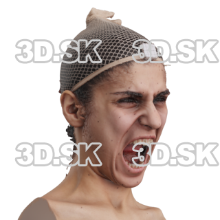 Aasima Shaban Raw Morph Scan -  Jaw Scream Nose…