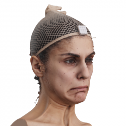 Head Woman 3D Phonemes And Emotions Arab