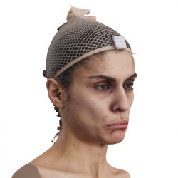 Head Woman 3D Phonemes And Emotions Arab