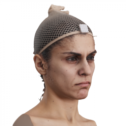 Head Woman 3D Phonemes And Emotions Arab