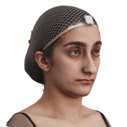 Head Woman 3D Phonemes And Emotions Arab