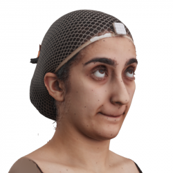 Head Woman 3D Phonemes And Emotions Arab