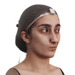 Head Woman 3D Phonemes And Emotions Arab