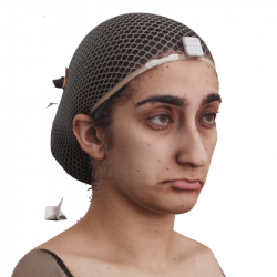 Head Woman 3D Phonemes And Emotions Arab