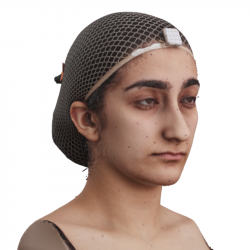 Head Woman 3D Phonemes And Emotions Arab