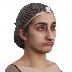 Head Woman 3D Phonemes And Emotions Arab