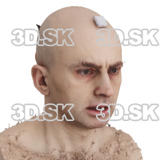 Josh Hart Raw Morph Scan -  Lower Lip Depressor