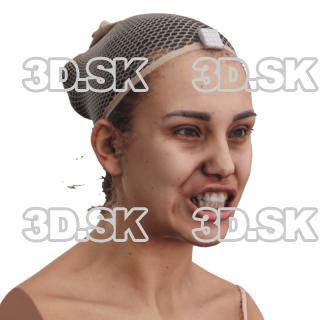 Eva Seco Raw Morph Scan -  Jaw Clencher Teeth