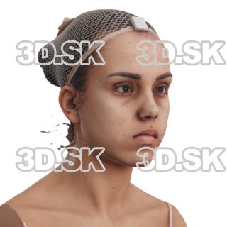 Eva Seco Raw Morph Scan -  Jaw Sideways Right