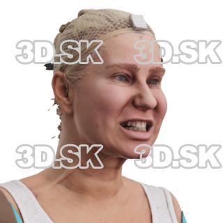 Macy Norman Raw Morph Scan -  Jaw Clencher Teeth