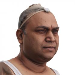 Head Man Chubby 3D Phonemes And Emotions Indian