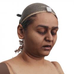 Head Woman 3D Phonemes And Emotions Indian