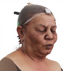 Head Woman 3D Phonemes And Emotions Indian