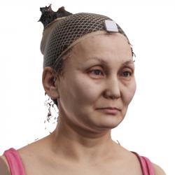 Head Woman Asian 3D Phonemes And Emotions