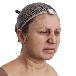 Head Woman 3D Phonemes And Emotions Hispanic