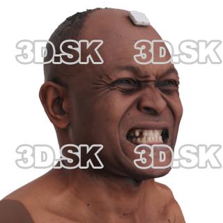 Ghalen Wilson Raw Morph Scan -  Jaw Clencher Teeth