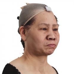 Head Woman Asian 3D Phonemes And Emotions